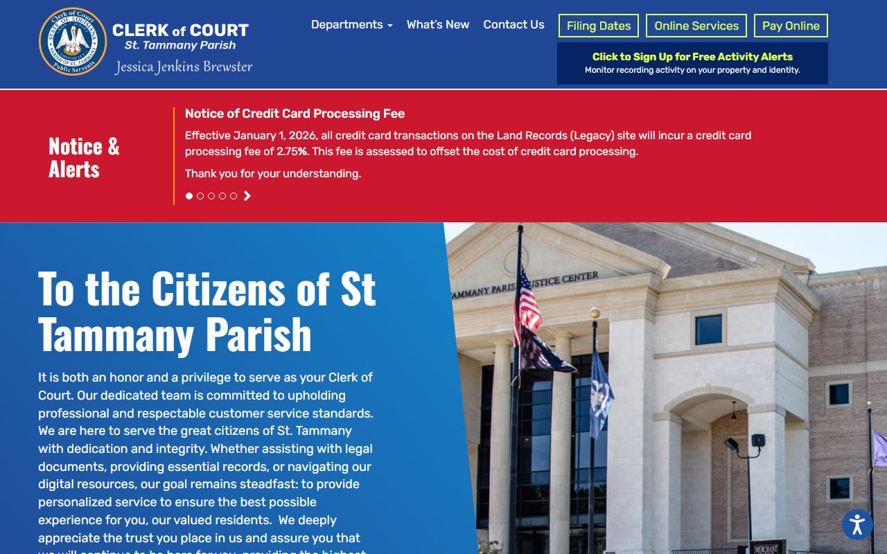 St. Tammany Parish Clerk of Court for Covington people search