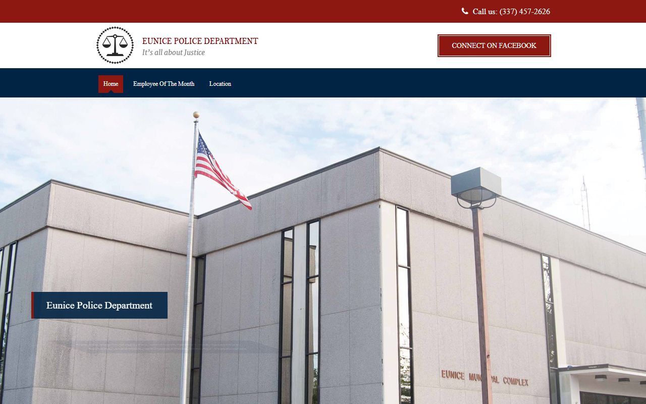 Eunice Police Department website for Eunice people search