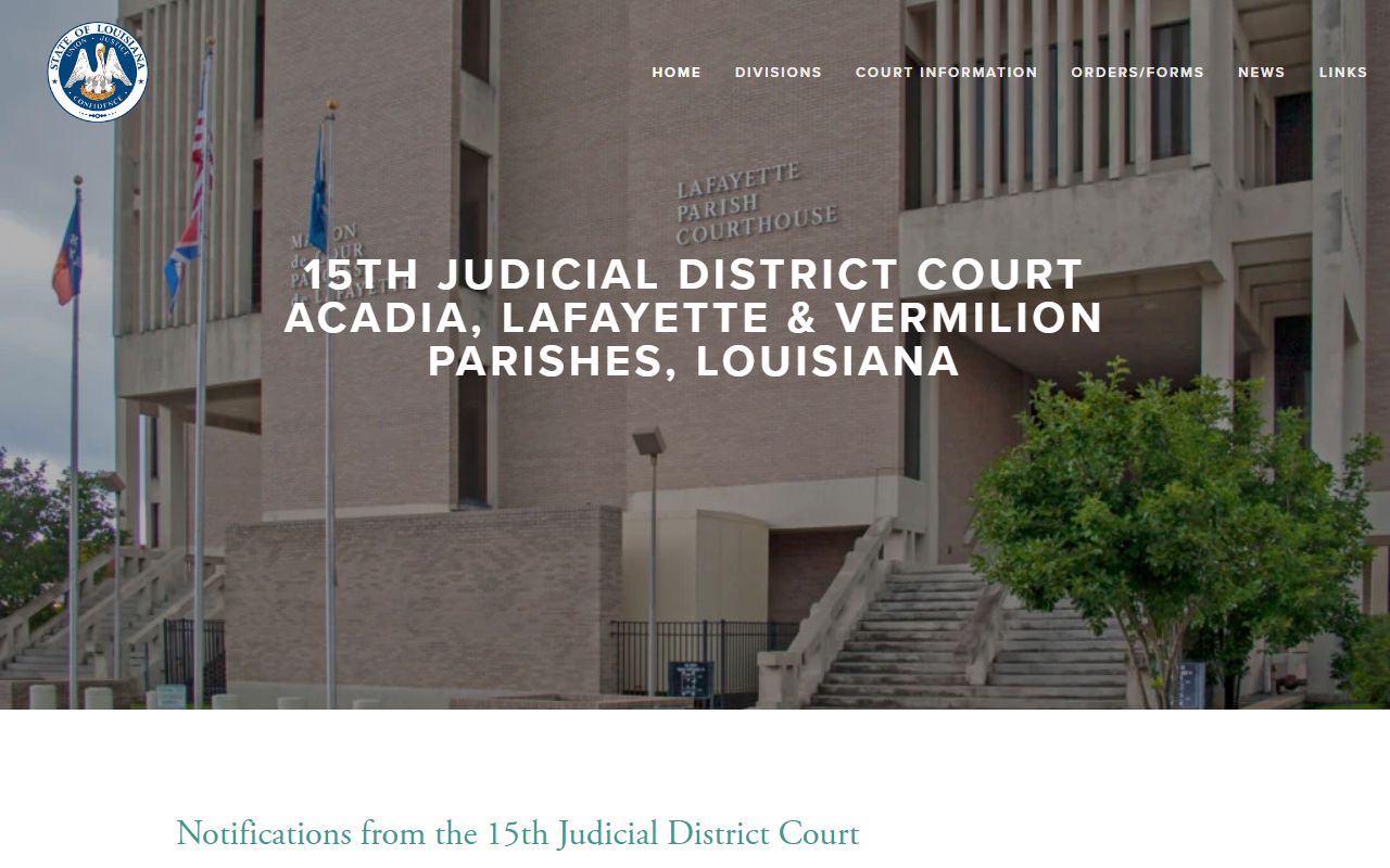 15th Judicial District Court for Lafayette people search records