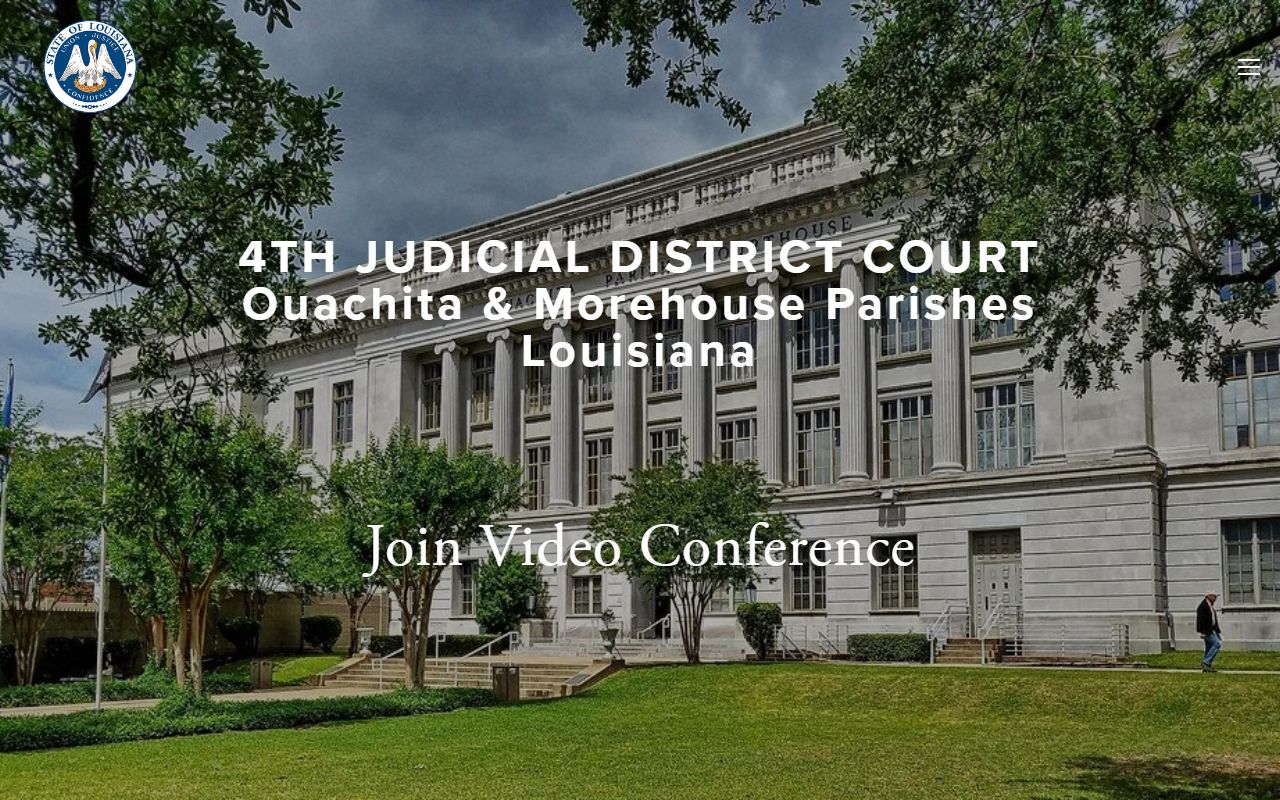 4th Judicial District Court website for Ouachita Parish people search